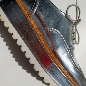 Metallic Loafers | ZARA